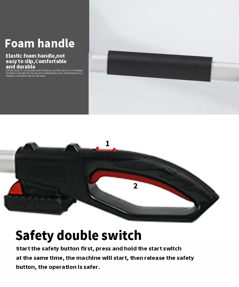 Hot Selling Battery Powered Telescoping Pole Saw Multi-angle Cordless Pole Saw for Trimming Tree