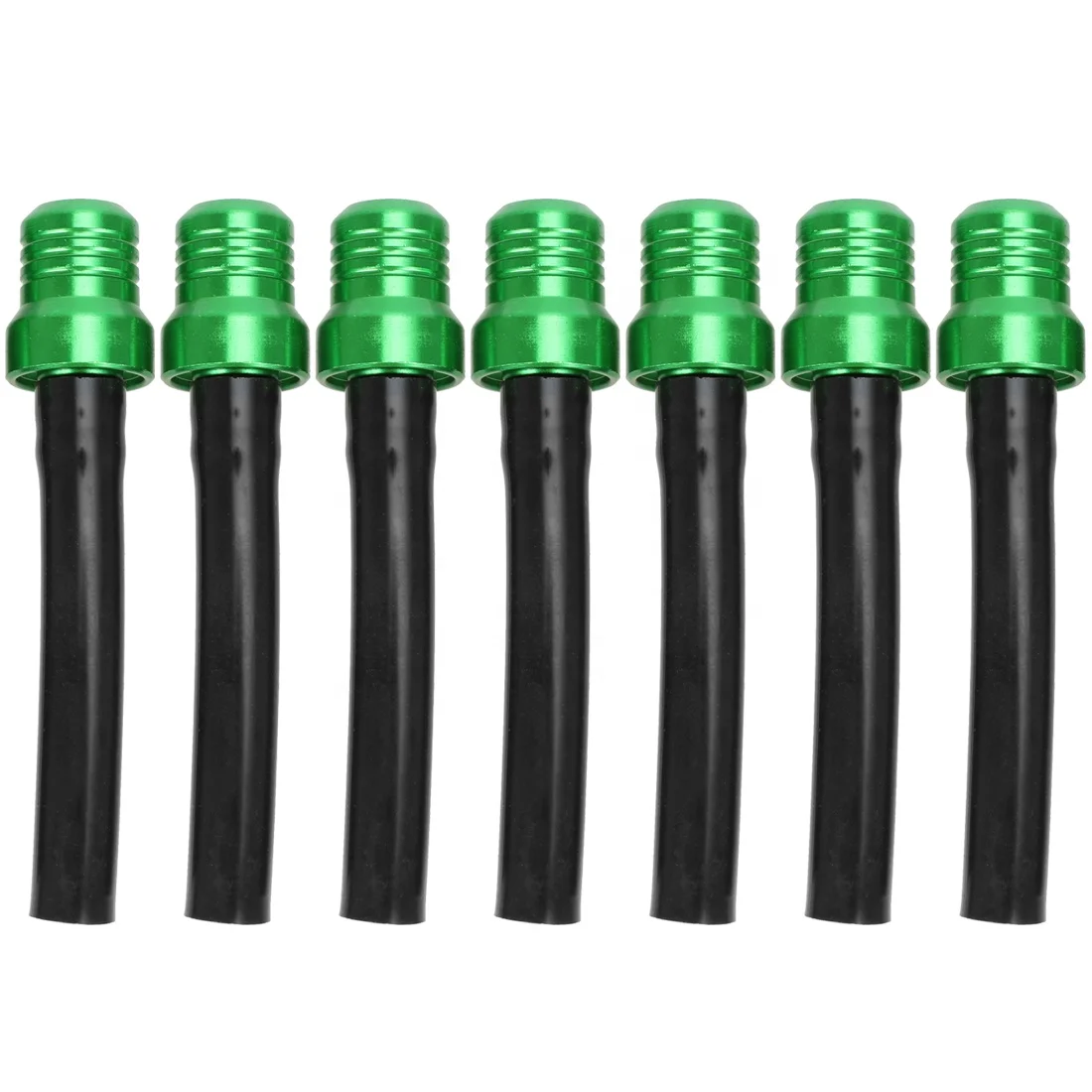 HIAORS 7pcs Green CNC Fuel Gas Tank Breathing Hose Fit 50cc 110cc 150cc SSR125 110 CRF TTR XR XC Lifan Taotao ATV Motorcycle