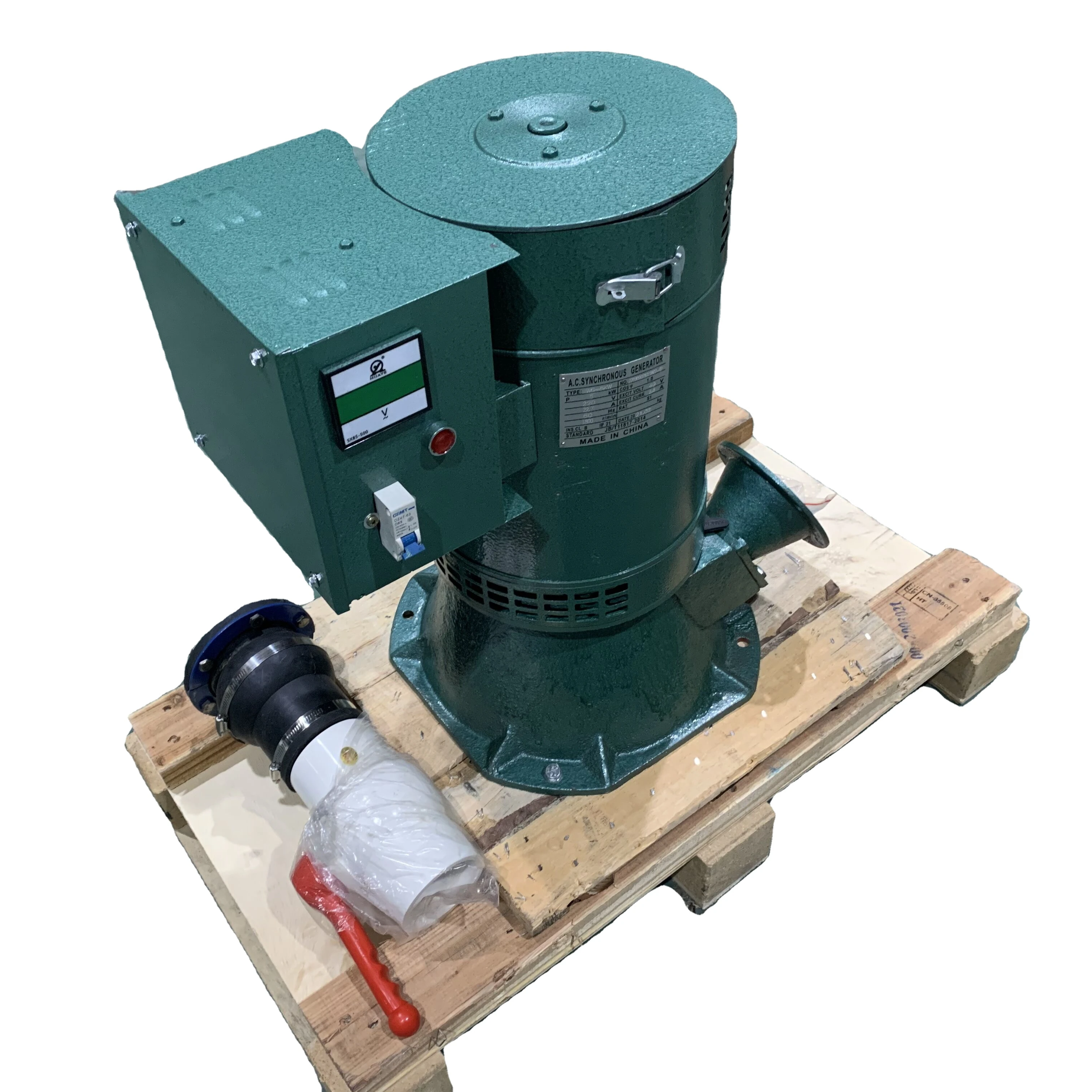 Small Micro Electric Power 3KW 5KW 8KW Hydro Generator with Brush Alternator, 10kva Water turbine/