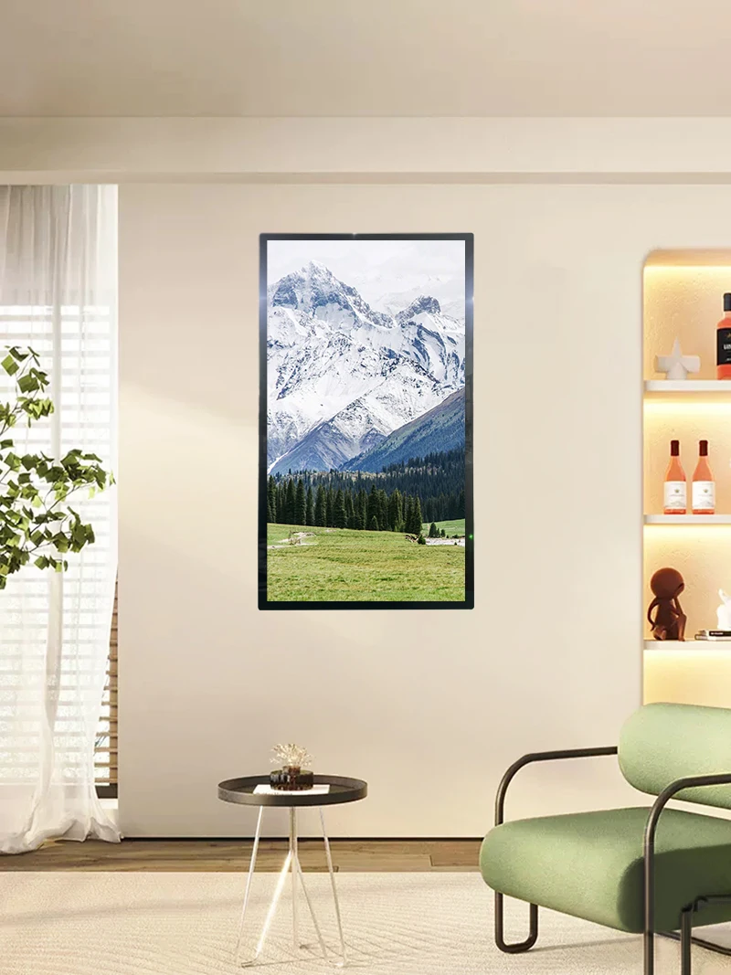 KIOSK LCD Ultra Thin High Resolution Wifi Wall Mounted Touchscreen Commercial LCD Advertising Display Menu Board Manufacturer