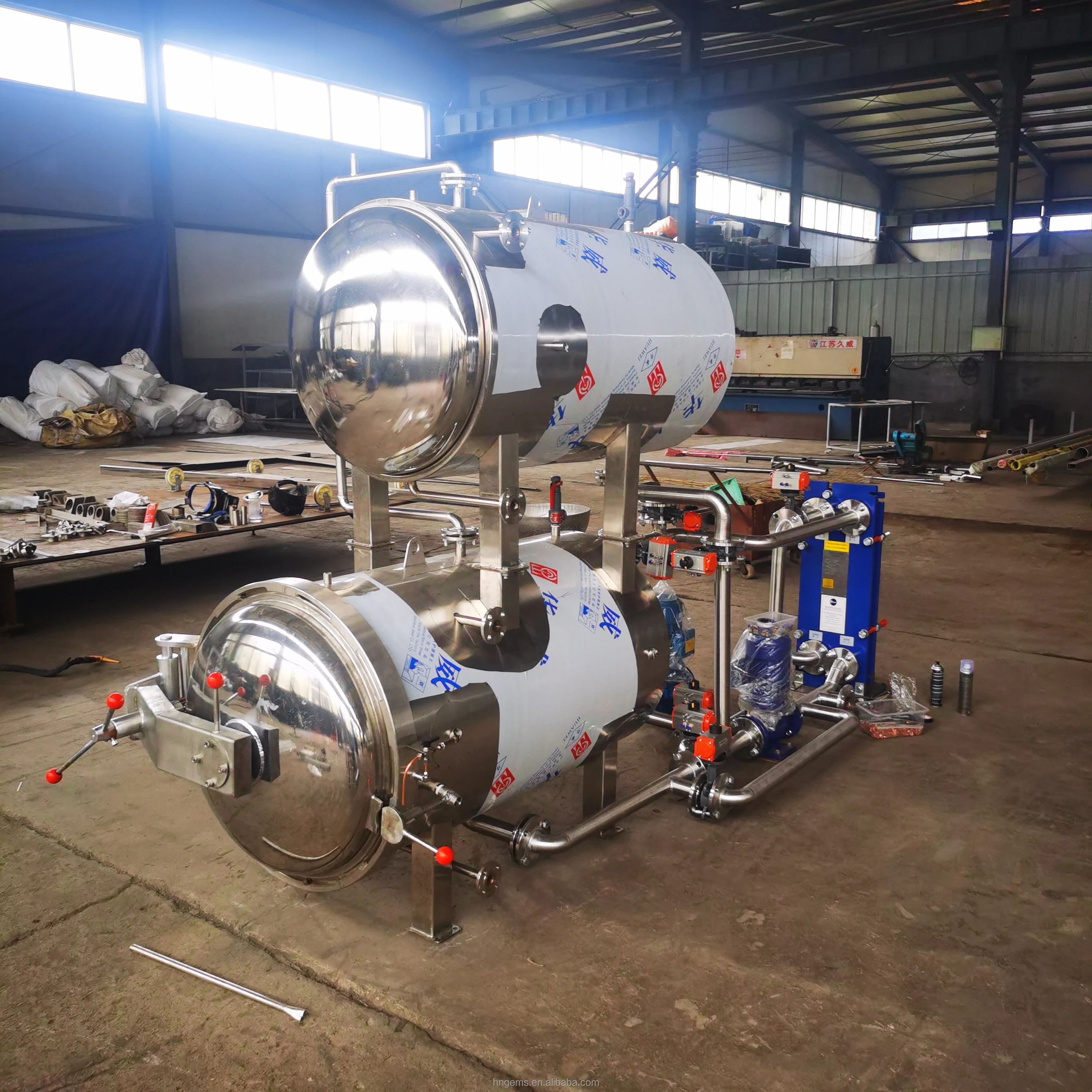 full automatic pet food retort machine