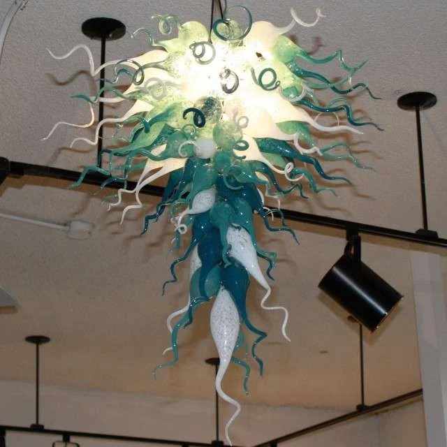 Элегантная люстра из муранского стекла в стиле Chihuly светодиодные лампочки 110-240 В освещение для спальни дома
