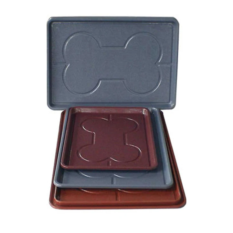 Pre-printed wood grain vac formed tray plastic display tray