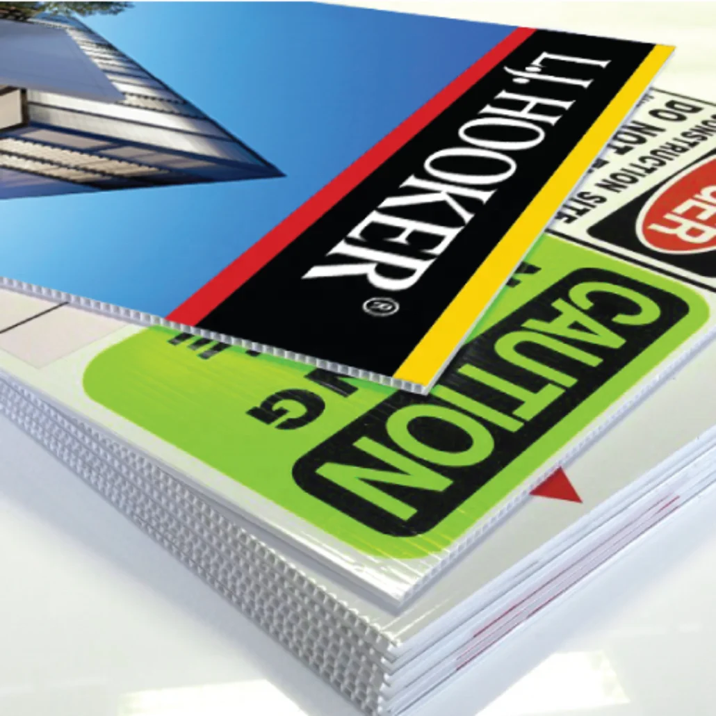 Corrugated Coroplast Plastic Yard Sign Happy Birthday Yard Signs