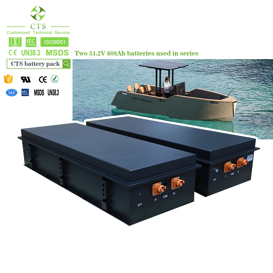 yacht battery 96V 72v lifepo4 electric marine 102V 150V 200V 40kwh 30kwh NMC battery pack with BMS for electric boat