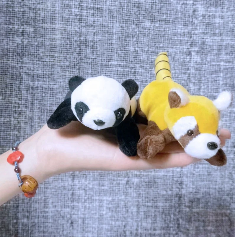 Panda raccoon doll refrigerator stickers party models animal home decor accessories Fridge Strong Magnet Refrigerator Sticker