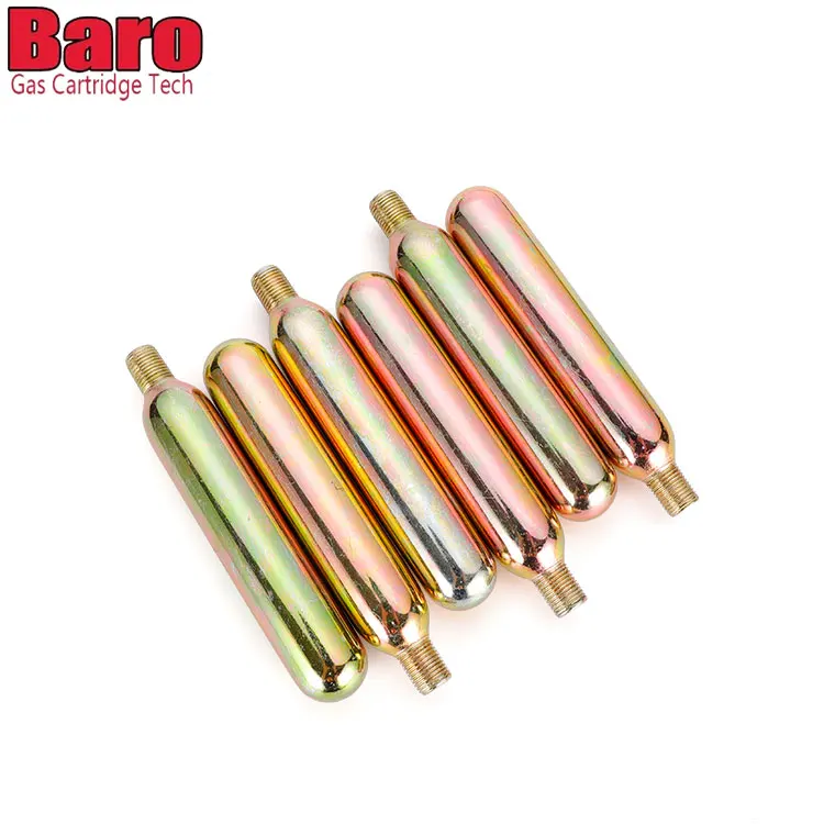 High Pressure 33gram CO2 Cartridge Life Vest Refillable Special Gas Bottle 33g CO2 Gas Cylinder