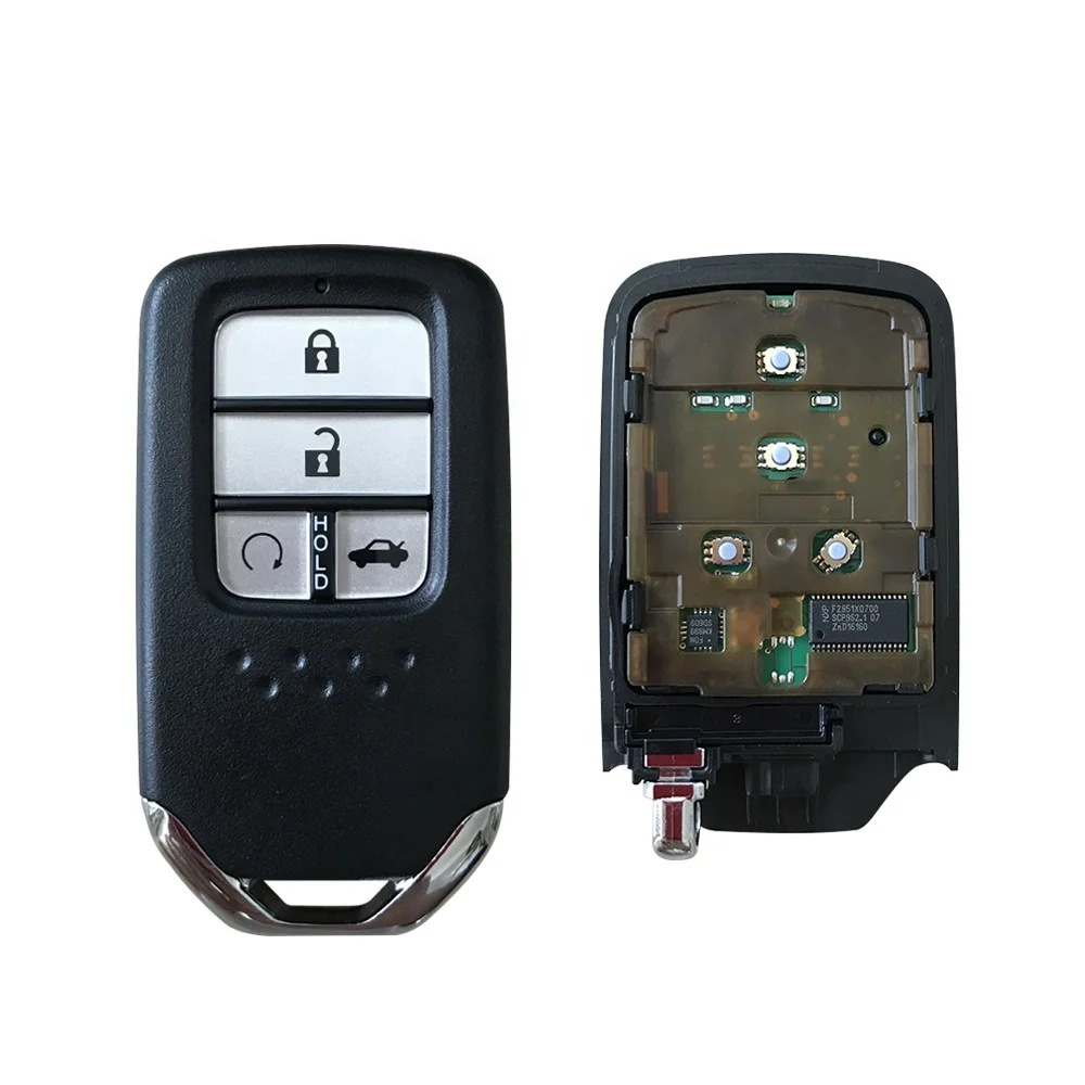 4 Button Smart key car remote control For New Civic 433Mhz 47 Chip Transponder FCC ID 72147-TEX-Z01