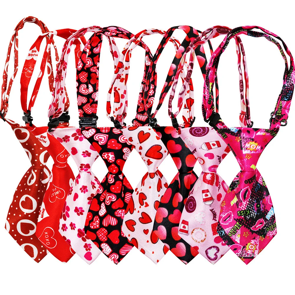 Fashion  Pet Dog Tie  BowTie Necktie Bowknot for Large Small Dog Kids Stripped Plaid Pet Tie Pet accessories