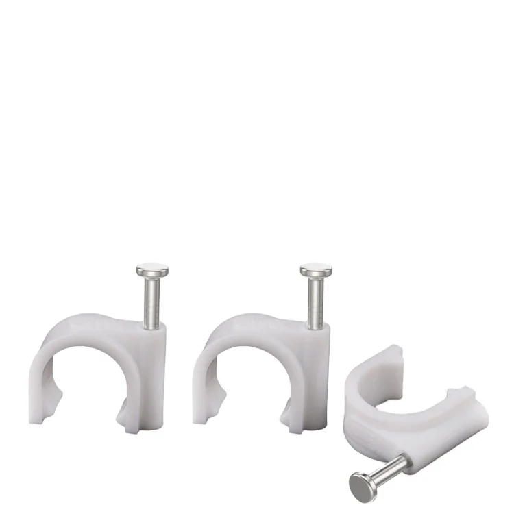 Can be customized various sizes of metal cable clip steel nail line card