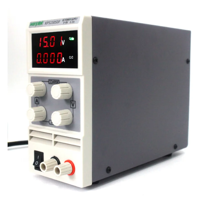 High Quality KPS1505DF 15V5A 110V-230V 0.1V/0.001A EU LED Digital Adjustable Switch DC Power Supply mA Display