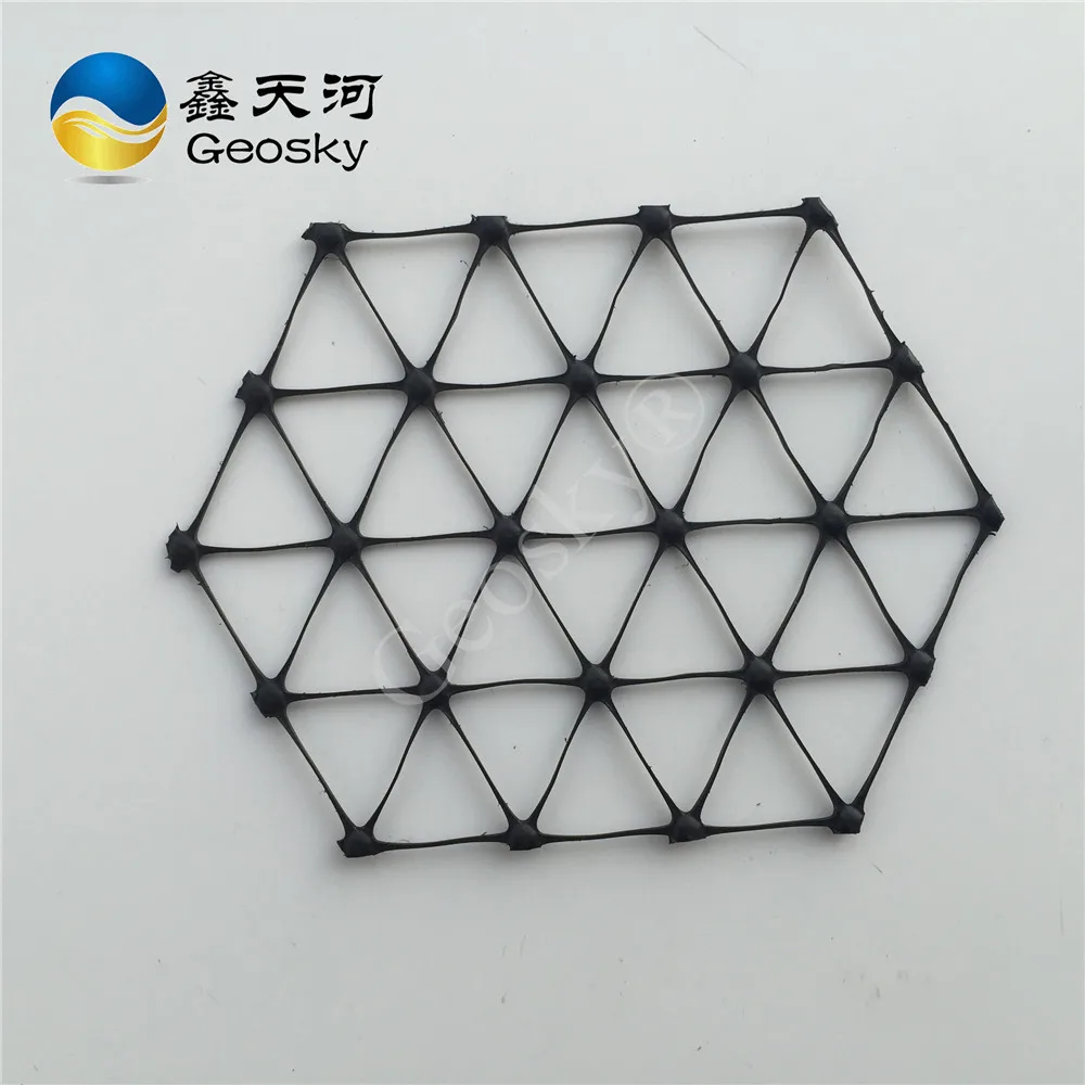Uniaxial Black PP Geogrid for Soil Reinforcement 60KN Product Generation
