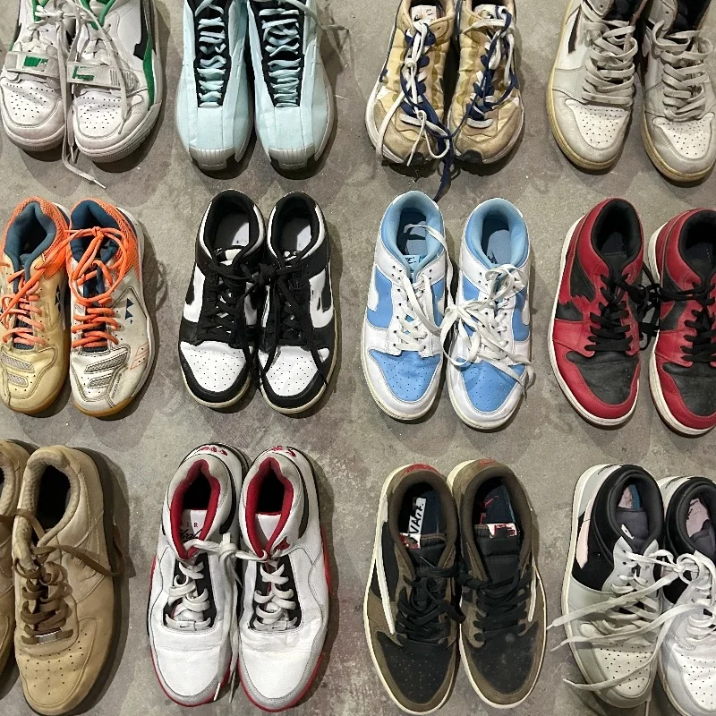 S05 used shoes for men second hand branded basketball sports running shoes sneakers in bales