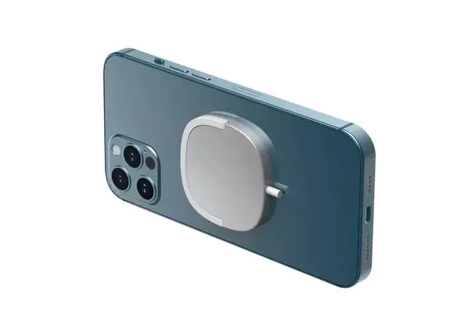 2023 New Arrival 15W Mini Cell Phone Charging Pad Desktop Magnetic Wireless Charger For Iphone PD Adapter Magnet Charger