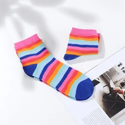 China Manufacturer Design Knitted Spring Athletic Socks Fashion Cotton Socks Women