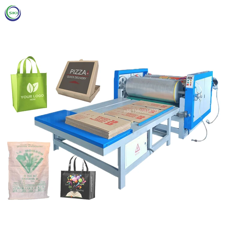 Corrugated Pizza Box Pp Non Woven Rice Bag Offset Printing Machine Kraft Paper Bag 2 4 Color Digital Flexo Printing Machine