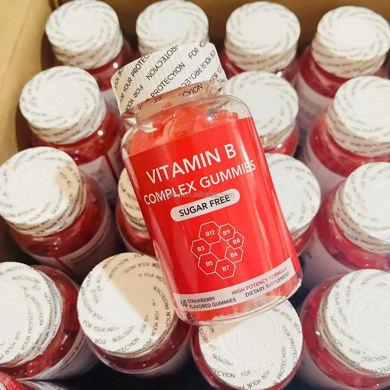 Частная Марка OEM комплекс витамина B без сахара энергия метаболизма поддержка нервной системы