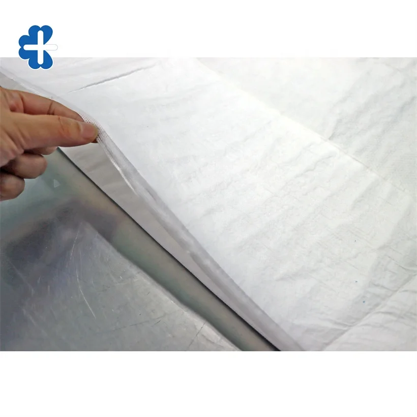 Лидер продаж одноразовые медицинские нетканые вкладыши для недержания мочи 100*230 см по заводской цене