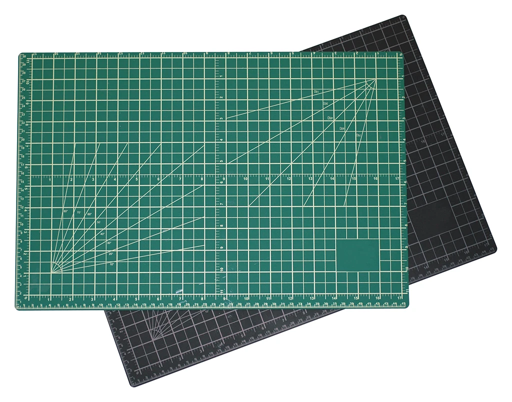 Bview 18x24 Professional Double Sided Flexible Fabric Rotary Self Healing Cutting Board Mat