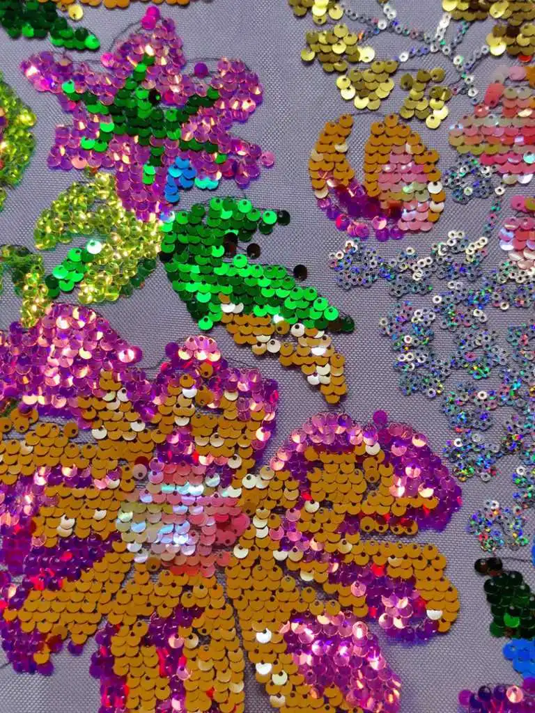 KYY154 Nigerian Net Tulle Lace Fabric With Sequins For Wedding 2022