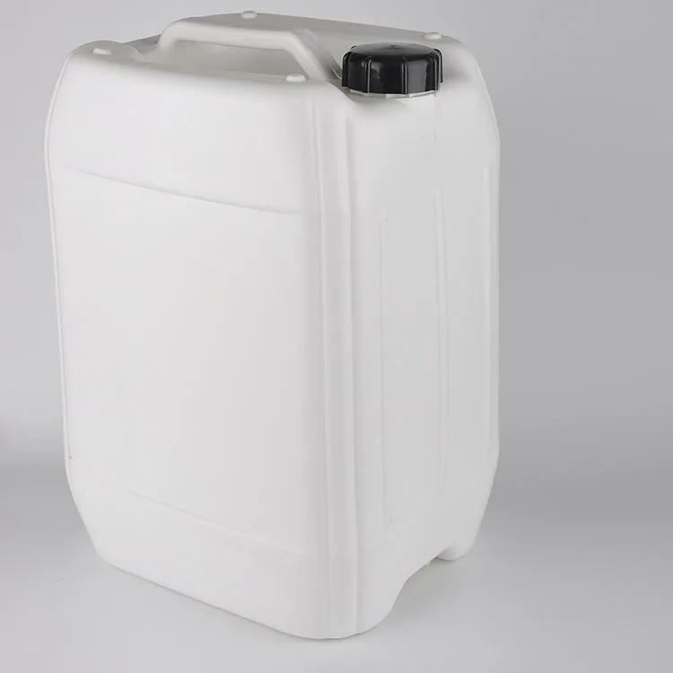 Wholesales 5 liter HDPE White Plastic Container Water Jerry Can Empty Liquid Chemical Drum Square Bucket with Handle