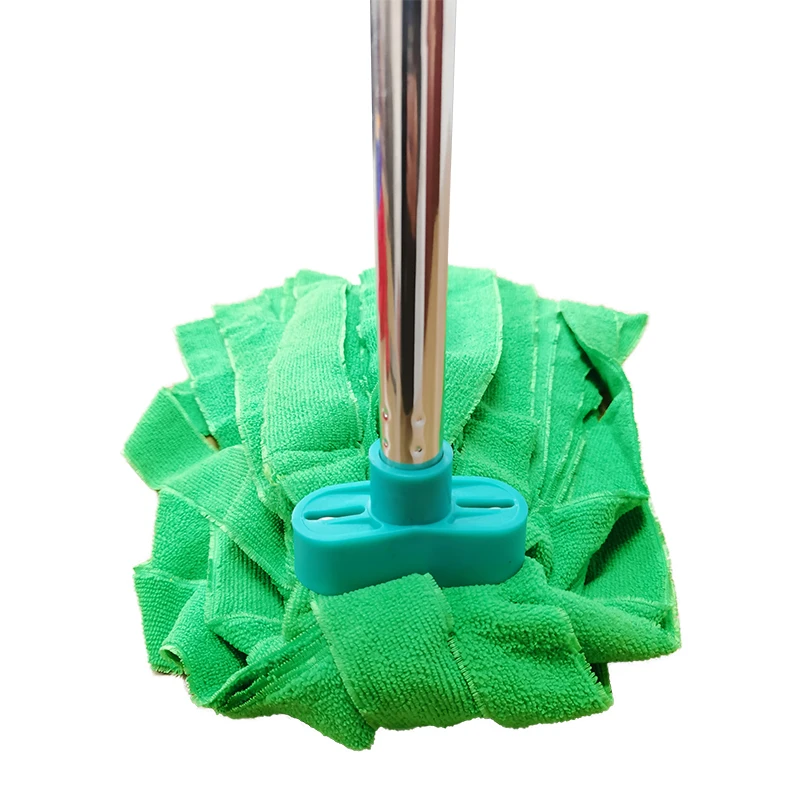 Новый изготовитель по индивидуальному заказу 360 роторная головка для швабры из микрофибры сменная и многоразовая очистка пола со стальным полюсом
