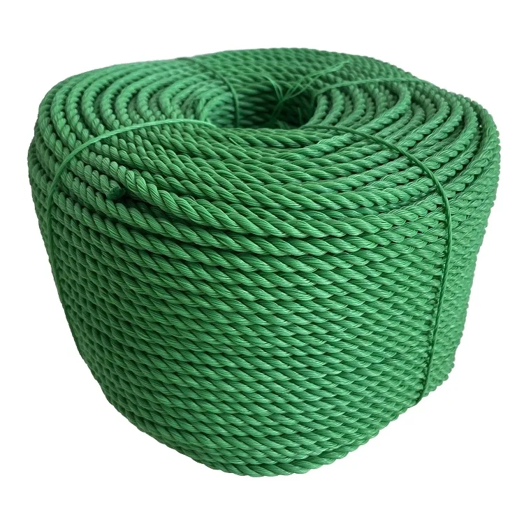 Polyethylene 3 Strands PE Twisted Line HDPE Fishing Twine 380D/15PLY PE Fishing Rope