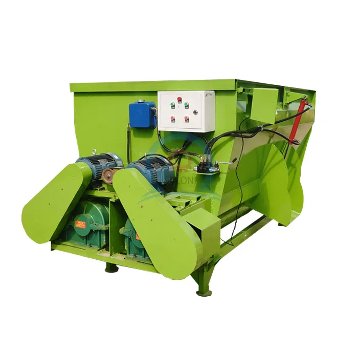 hot sale animal cattle sheep forage dry powder feed mixer machine silage grass chopper machine horizontal feed mixer equipment
