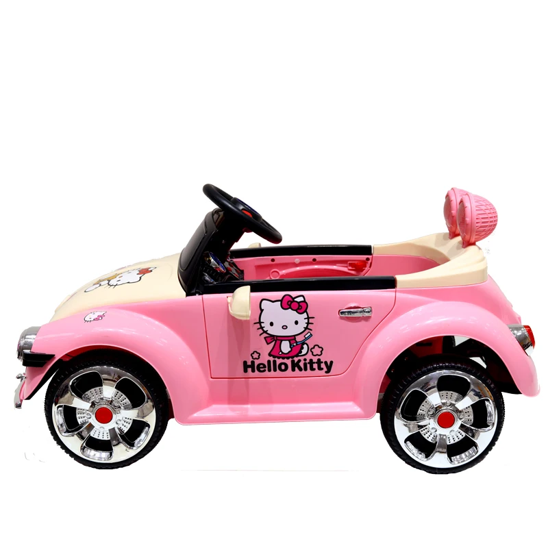 Electric 4 Wheel Toy Car For Kids with 2.4G remote control Cartoon body decoration Children Ride on car Slow start device