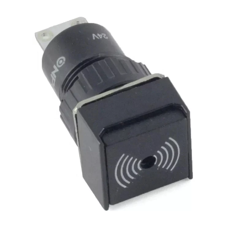 ONPOW 16mm square buzzer push button switch(LAS1-AF-B) (Dia. 16mm)(CE,CCC,ROHS,REECH)