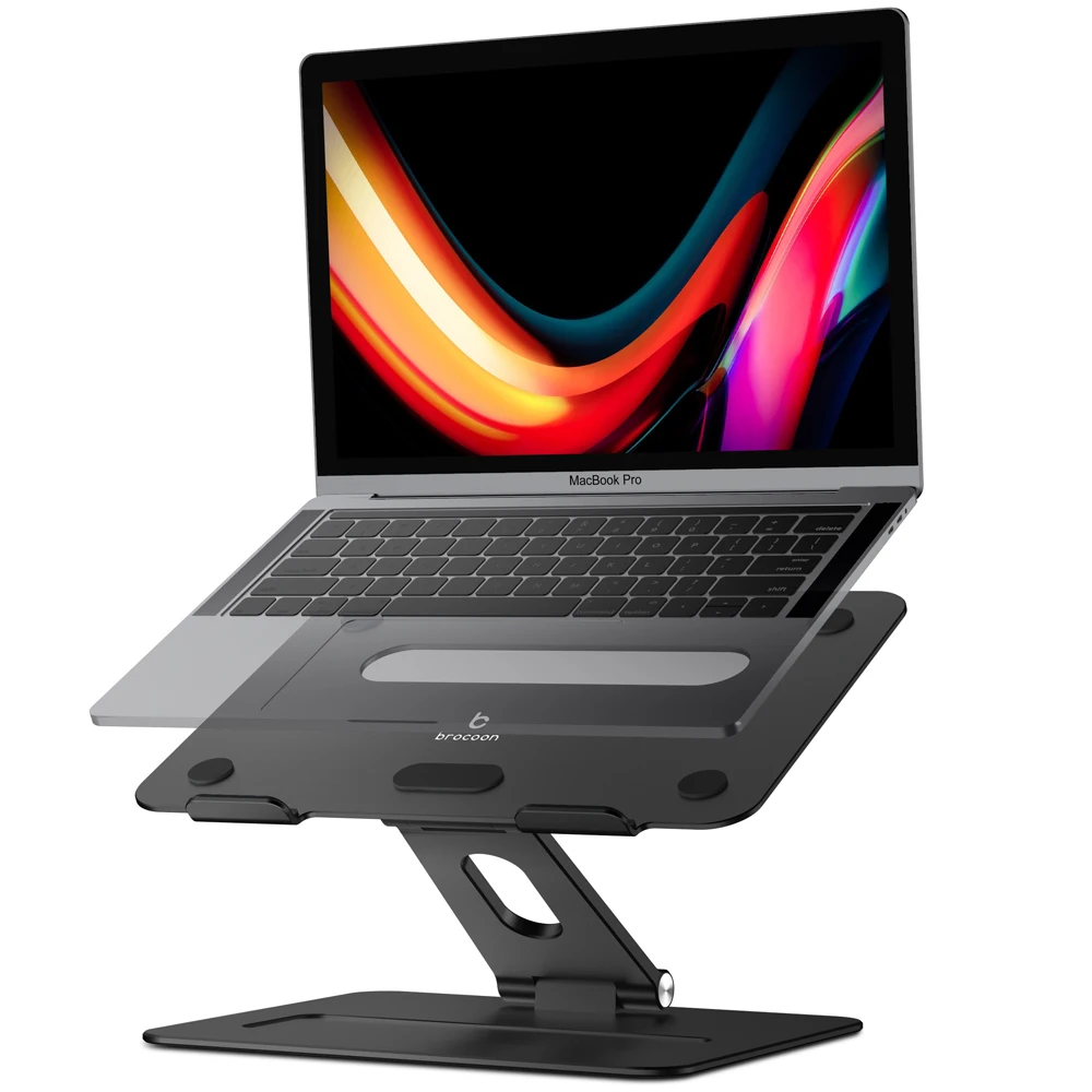 Aluminium Alloy Material nottable laptop stand Solid Durable Laptop Stand Height Adjustable Cooling Pads For Computer