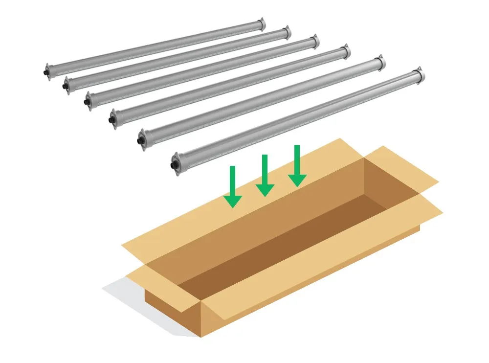 INNOLUX 3030 Blue and 660nm LED strip grow lights bar 4 sides 60W 120W Tomato Vegetable inter Led Grow Light