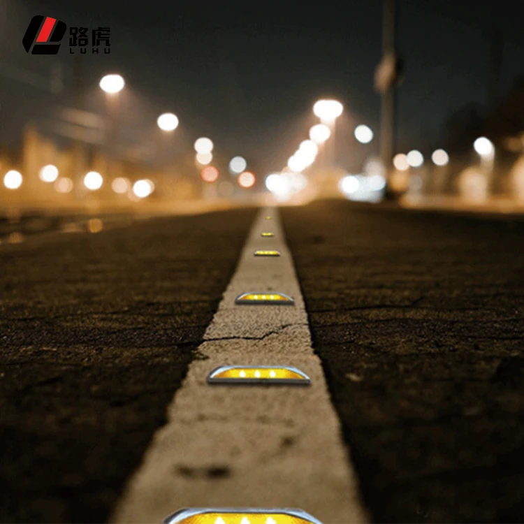 solar road stud light Raised Pavement marker traffic safety reflective cast cat eye solar road studs