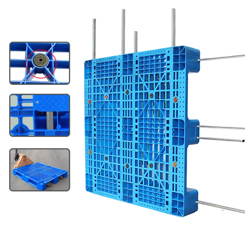 Промышленные пластиковые поддоны 48x40 для складского хранения