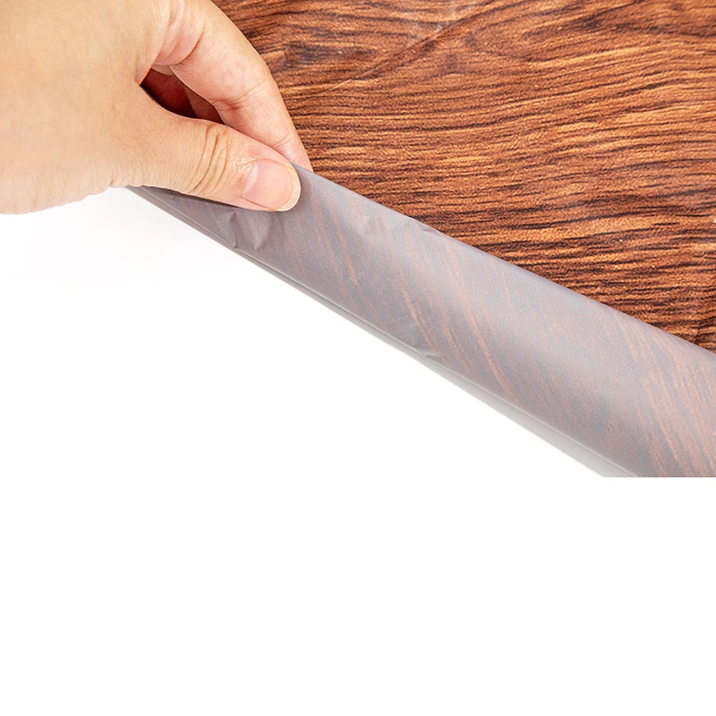Adhesive Floor Protection Film Decor Film Flooring Self-adhesive Pvc Film with Wood Pattern for Floor Covering