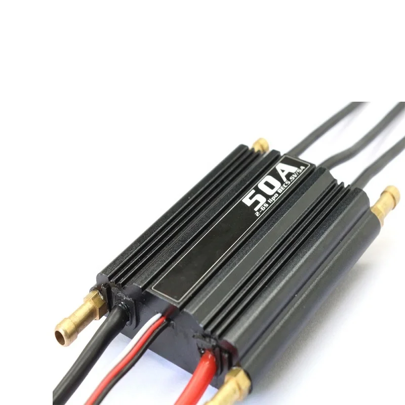 2-6S waterproof 50amp marine spare parts with BEC rc boat esc