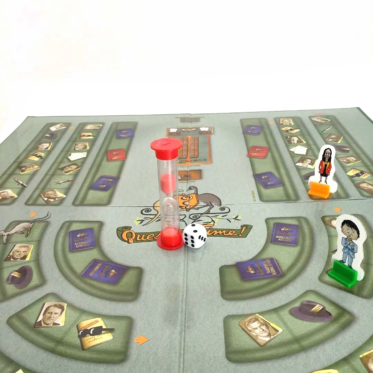 Board game maker custom family arabic board game ludo game with cards,spinner and other accessories