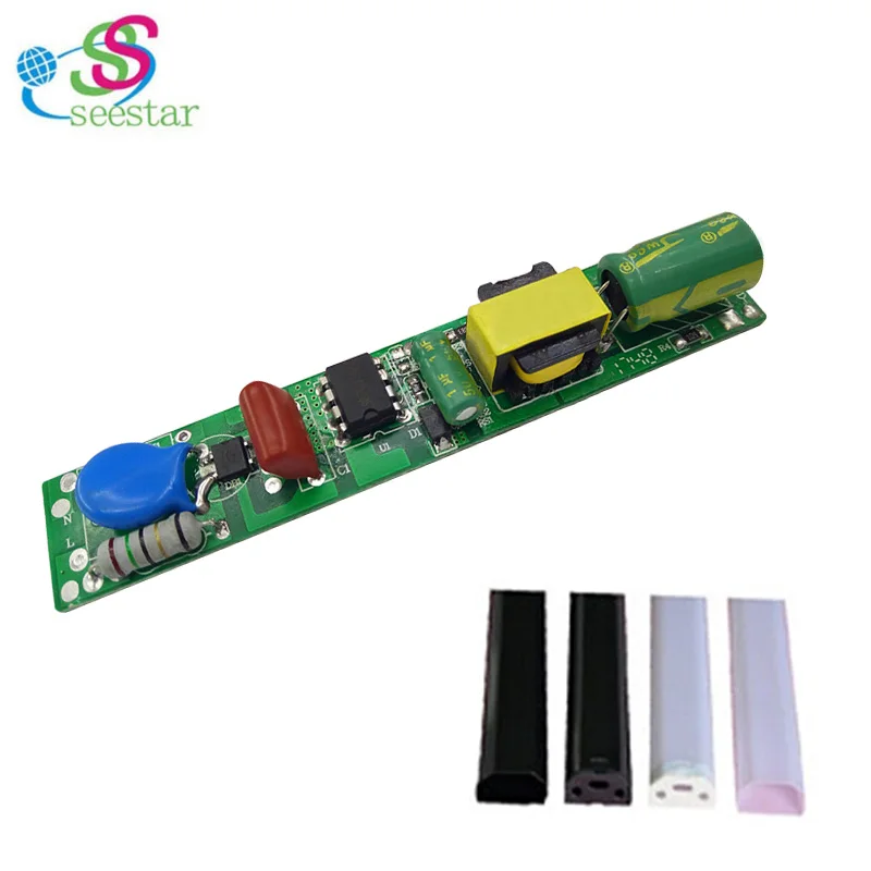Shenzhen Seestar  18w 36v-85V  230-240ma  HPF  led driver for T5 T8 2ft  4ft   tube light