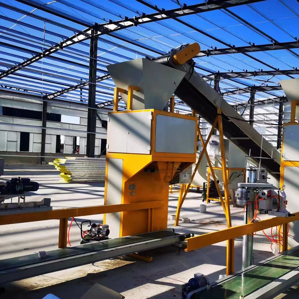 25-50kg Fully Automatic Granular Packing Machinery For Cement Powder Industrial Bag Weighing Filling Packing Machine