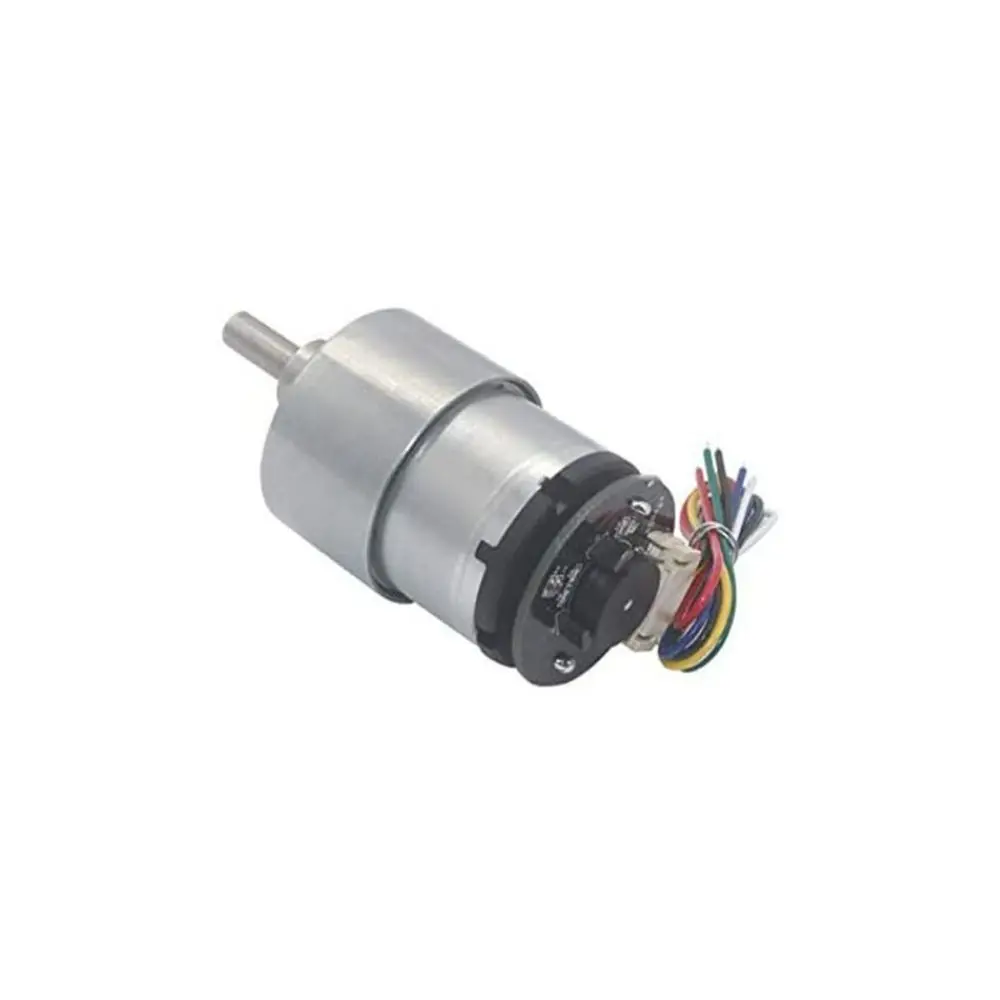 
High Torque Low Speed 6V 12V Dc Electric Wheel Motor Gear Box With Encoder 