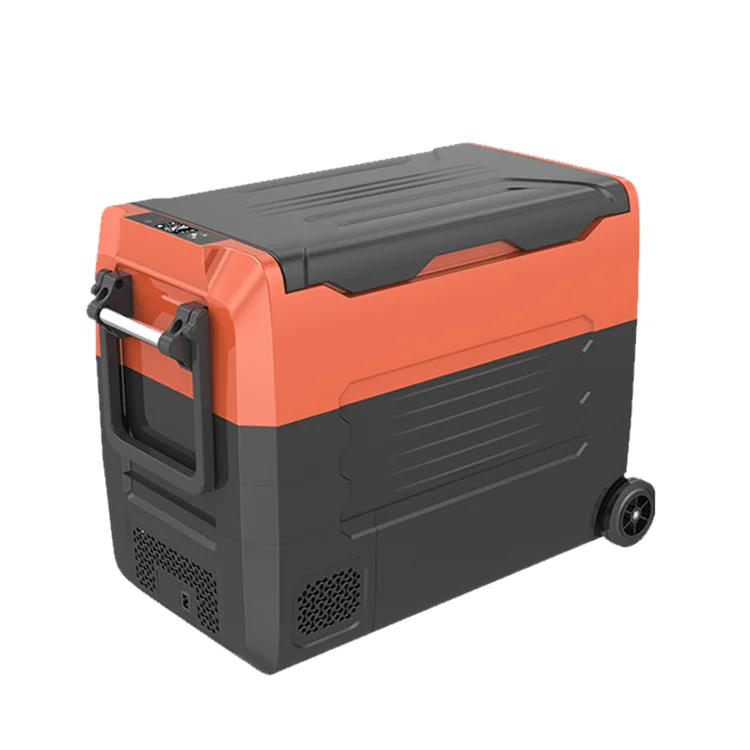 Frozen 50L 12V 24V portable compressor Car Fridge Caravan Camping Car Freezer Portable Refrigerator with CE