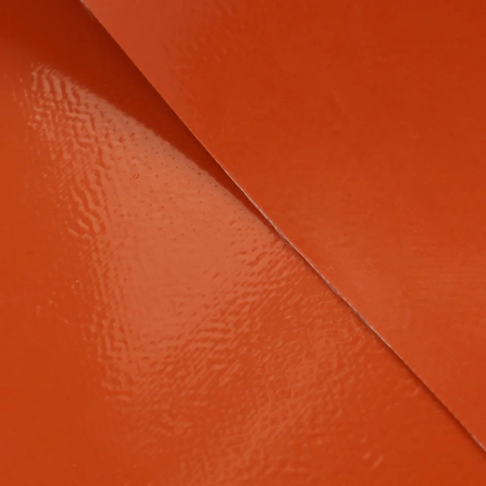Doble sided Silicone cotad Fabric for unclear Safty Fence