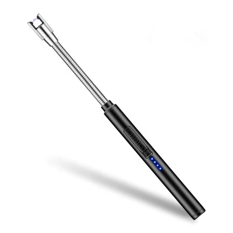 Realsin  Candle Lighter with Long Neck Electric Arc Lighter Windproof Rechargeable USB Flameless Lighter