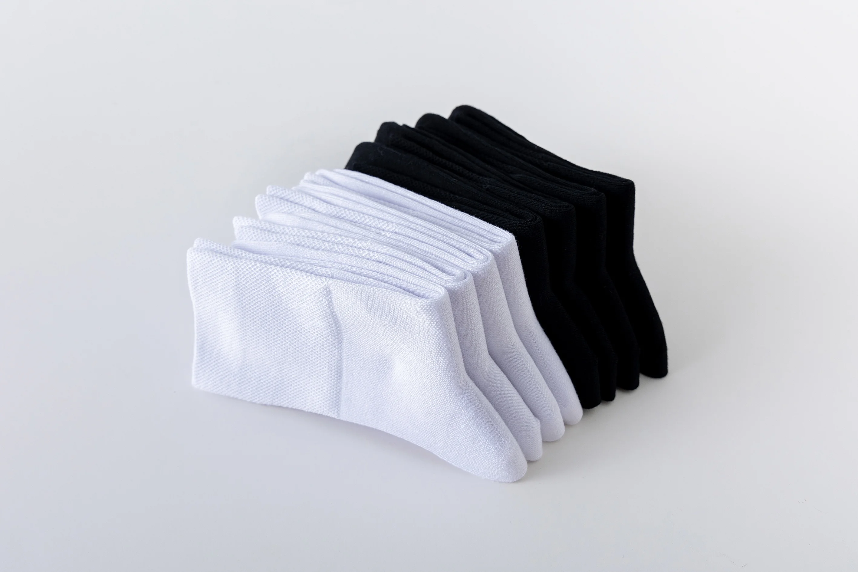 Ready to Ship Diabetic Socks For Men Women Extra Wide Crew Socks Loose Fitting Non-Binding Top Super Soft Bamboo Mid calf  Socks