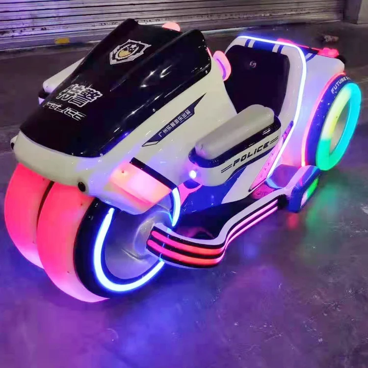 Amusement Park Shopping Mall Kiddie Rides Mall Child Ride on Kids Colorful Lights Wheel Motorcycle Bumper Electric Car