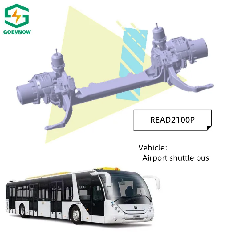 Electric wheel drive axle engine READ2100P AC motor with batteries electric motor Suspension system PMSM motor complete kit