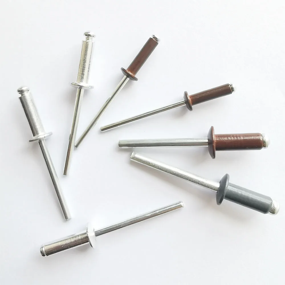 direct factory price zinc plated blind rivet sliver aluminum alloy steel accept customization
