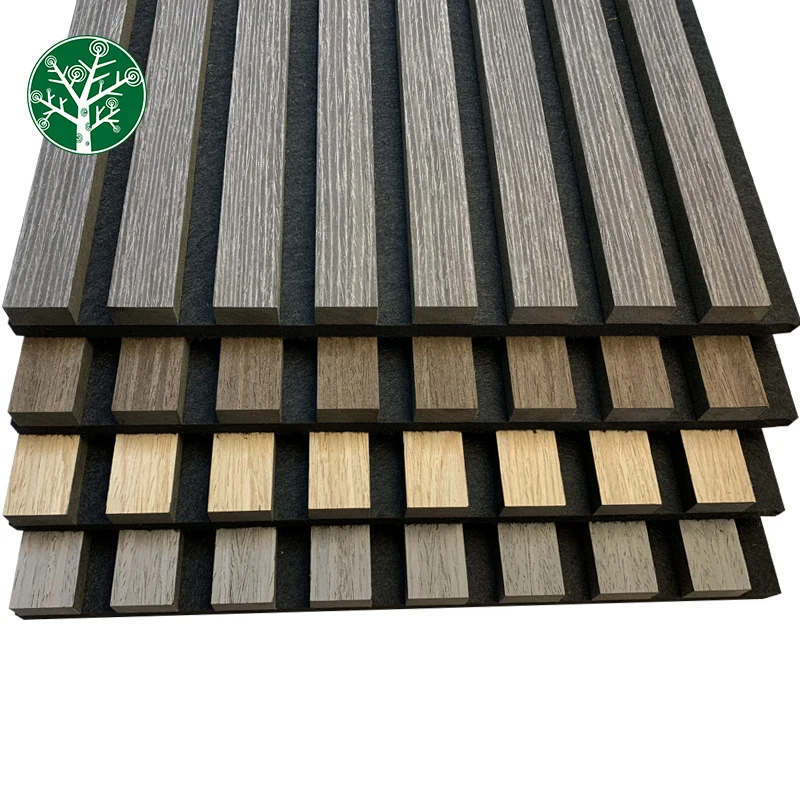 High Quality China Manufacture PET Acoustic Wood Panels  2400*600