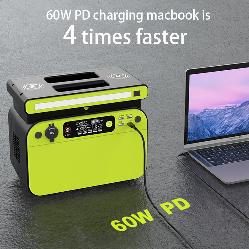 CTECHI портативный Перезаряжаемый USB Type C светодиодный светильник внешний источник питания аварийный 500 Вт портативная