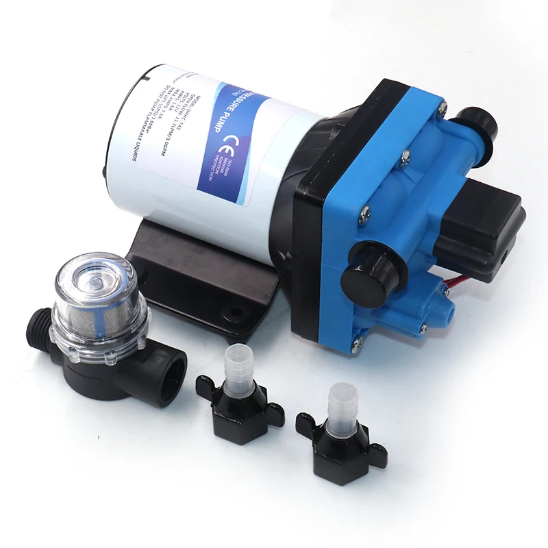 
Electric Water Pump DC 12V 24V self-priming High Pressure Micro Diaphragm Water Pump Automatic Switch 55psi 11.3LPM 